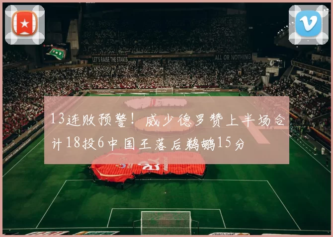 13连败预警！威少德罗赞上半场合计18投6中国王落后鹈鹕15分